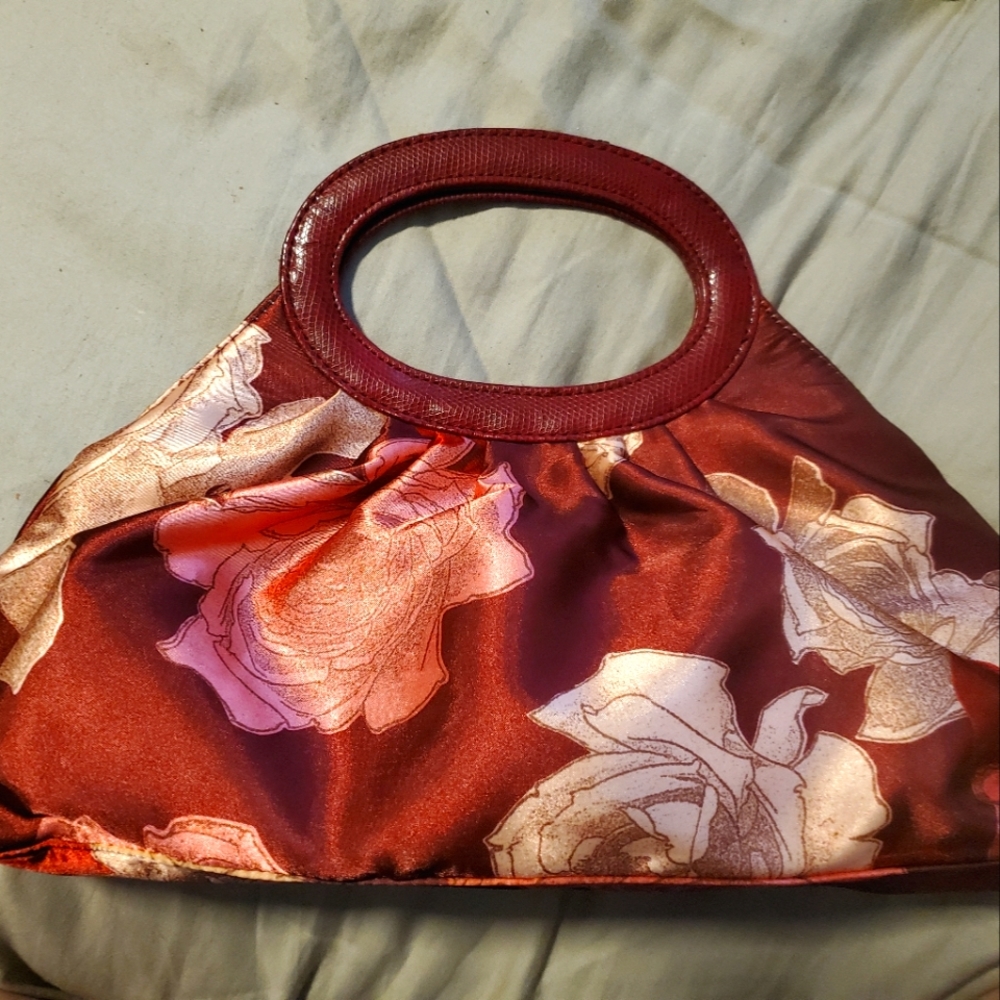 1980s vintage Rose clutch